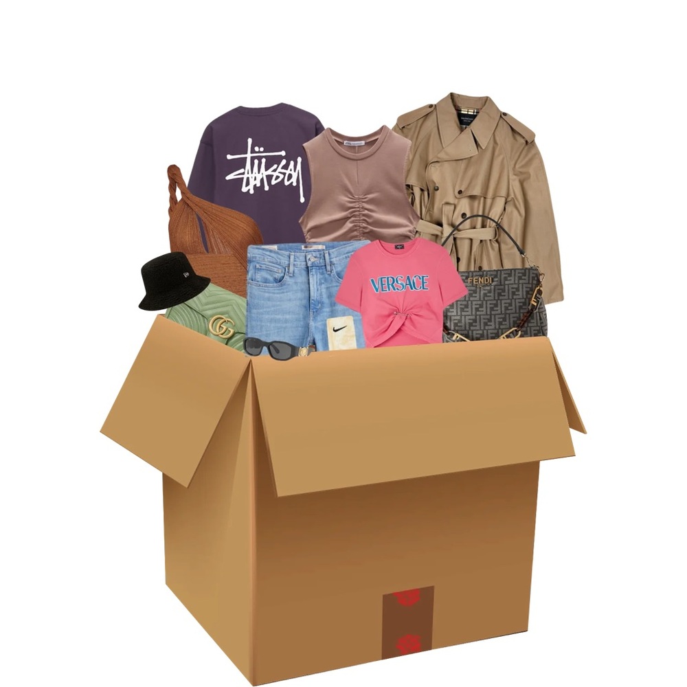 Mystery box women’s clothes size Xl and jeans size 14 15 items